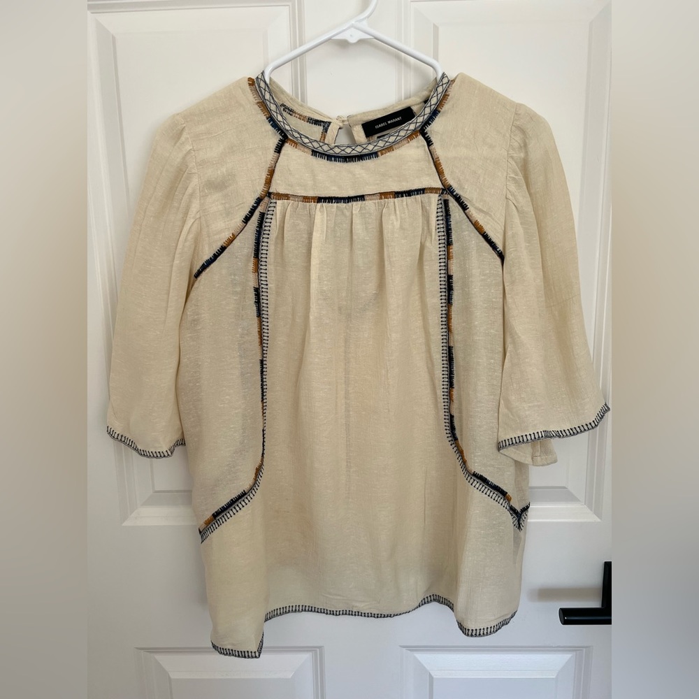 Isabel Marant Silk Boho Blouse